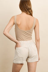 Milo Tencil Short- Cream